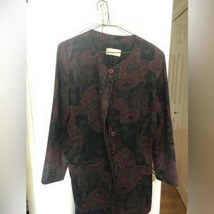 Emblem Button up Blazer